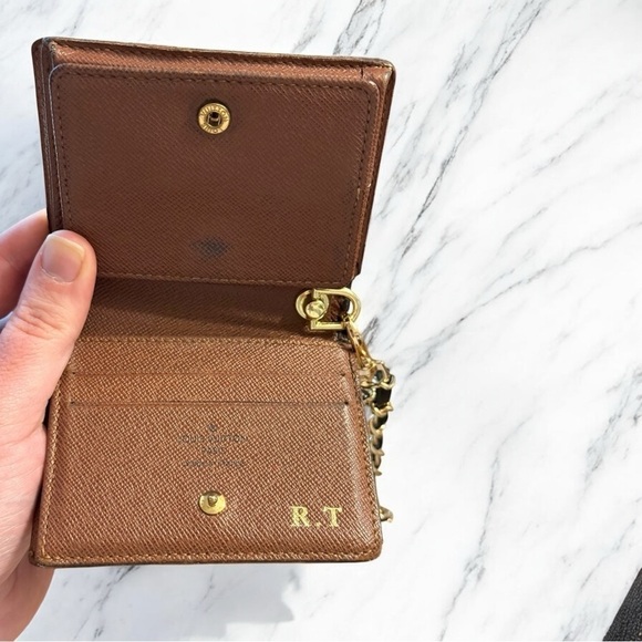 Louis Vuitton Authentic Vintage Monogram Popup Marco 98 Snap Wallet Wristlet - Picture 7 of 12